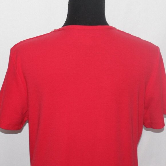 Allison Daley Petite V-Neck Embroidery Knit Top - Picture 5 of 8